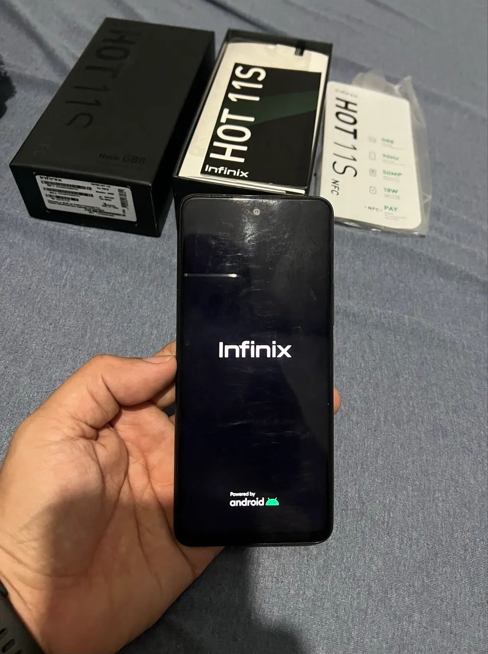 Smartphone Infinix Hot 11S 6GB RAM 128GB Câmera Tripla - Foto 3