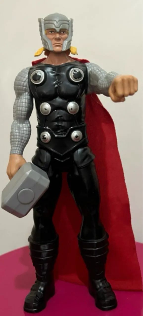 Boneco Thor original 30cm articulado Hasbro  - Foto 4