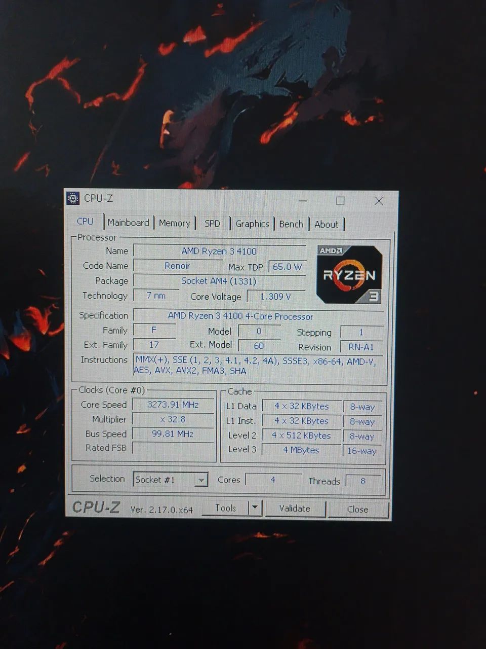 Troco ryzen 3 4100