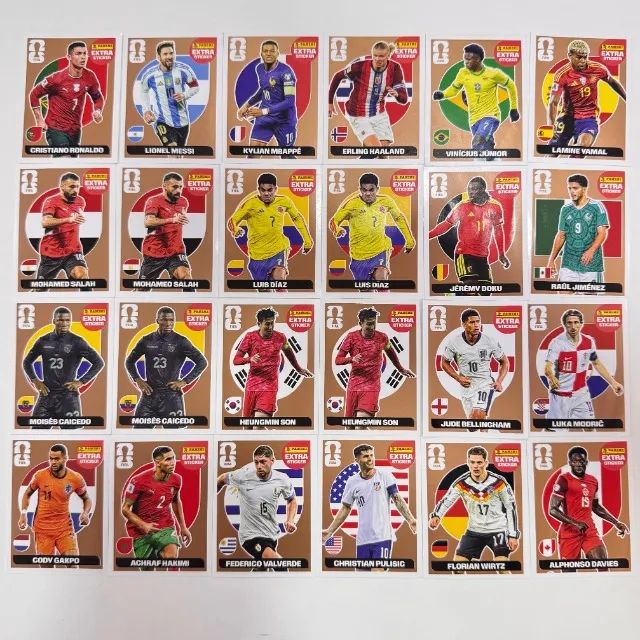 Figurinhas Legends Bronze | Panini FIFA World Cup 2026