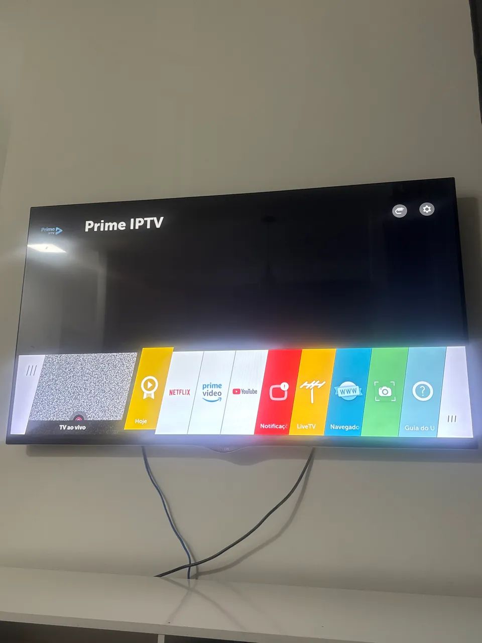 Televisão LG 65 polegadas smart TV