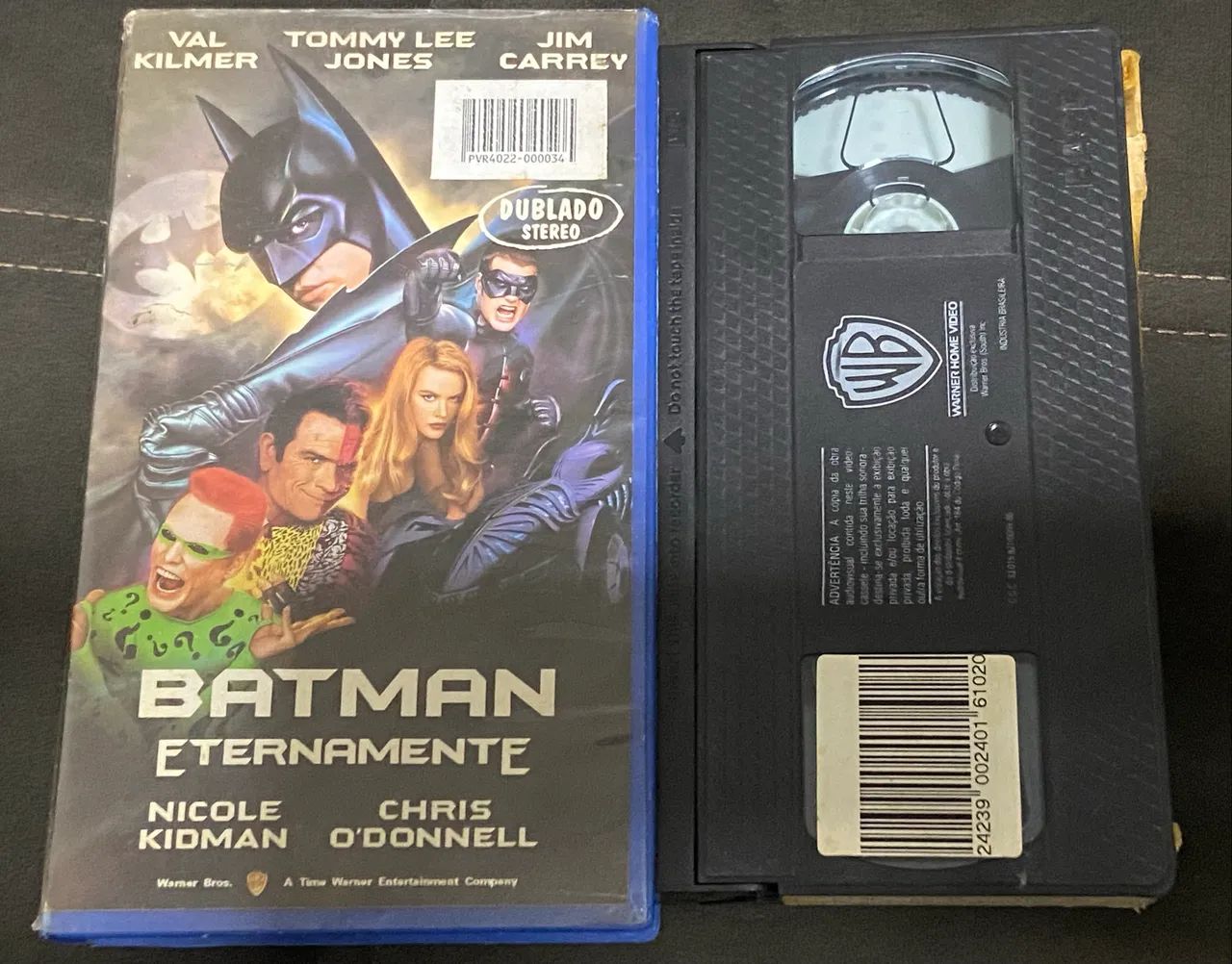 Fita VHS Batman Eternamente DUBLADO  - Foto 2
