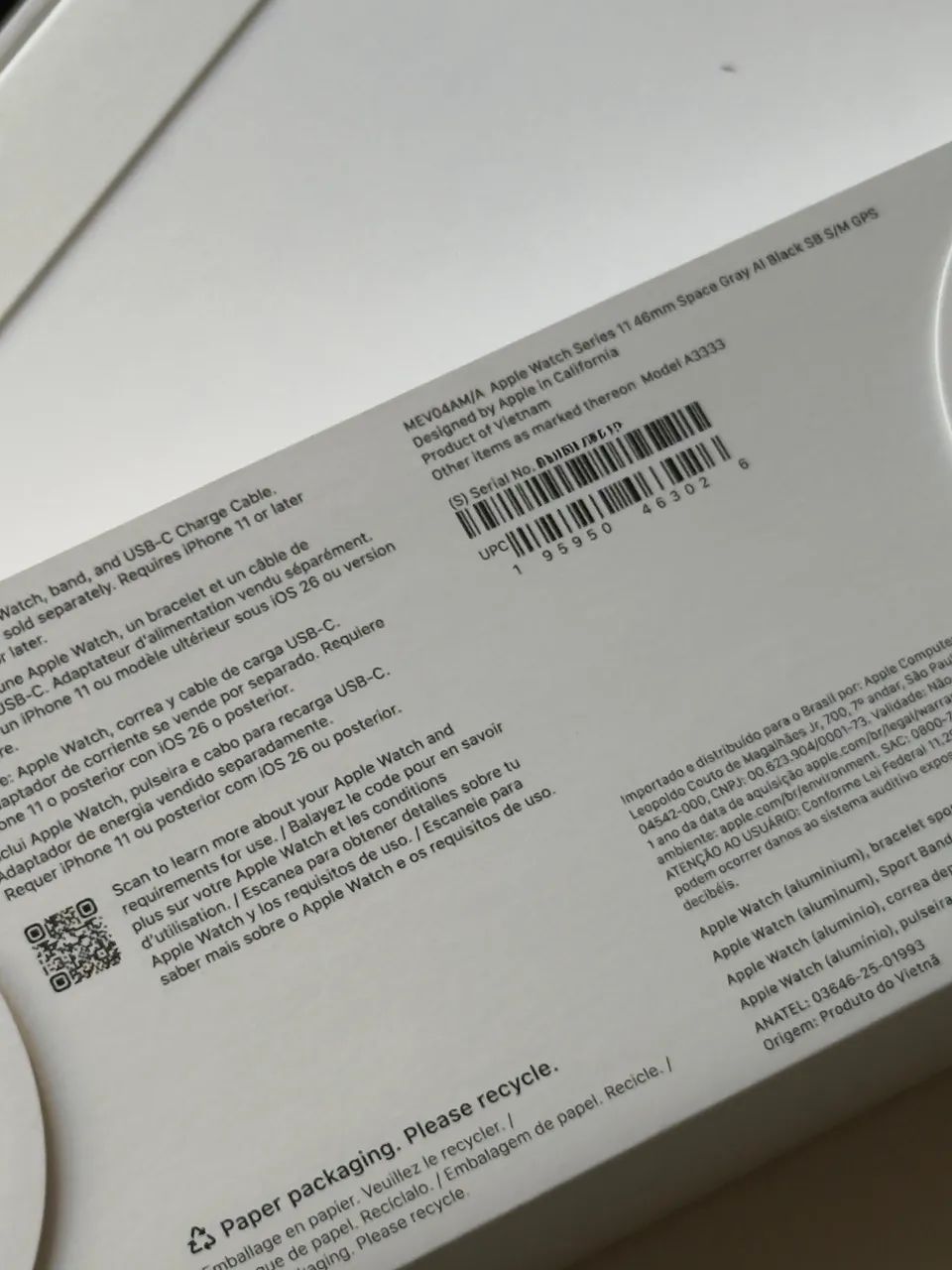 Apple Watch Series 11 GPS 46mm  - Lacrado 