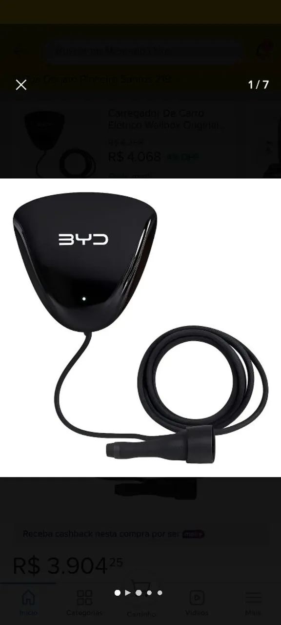 Carregador Wall Box BYD