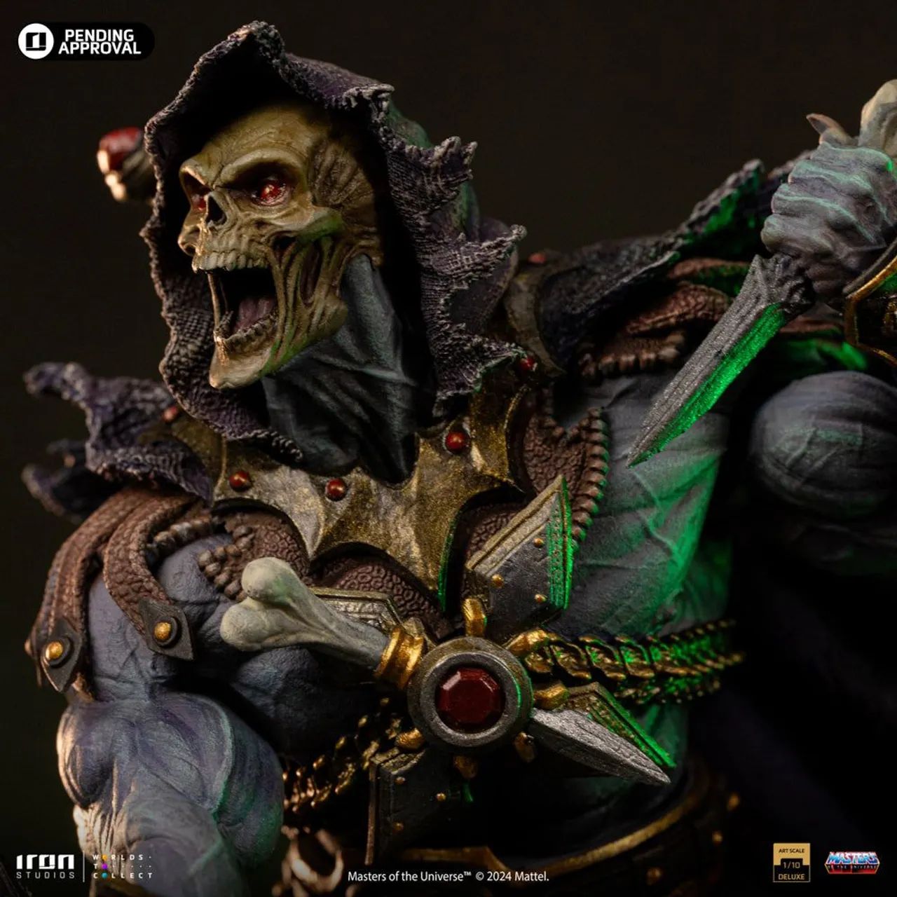 Skeletor Unleashed - He-Man - Art Scale 1/10 - Iron Studios - Foto 3