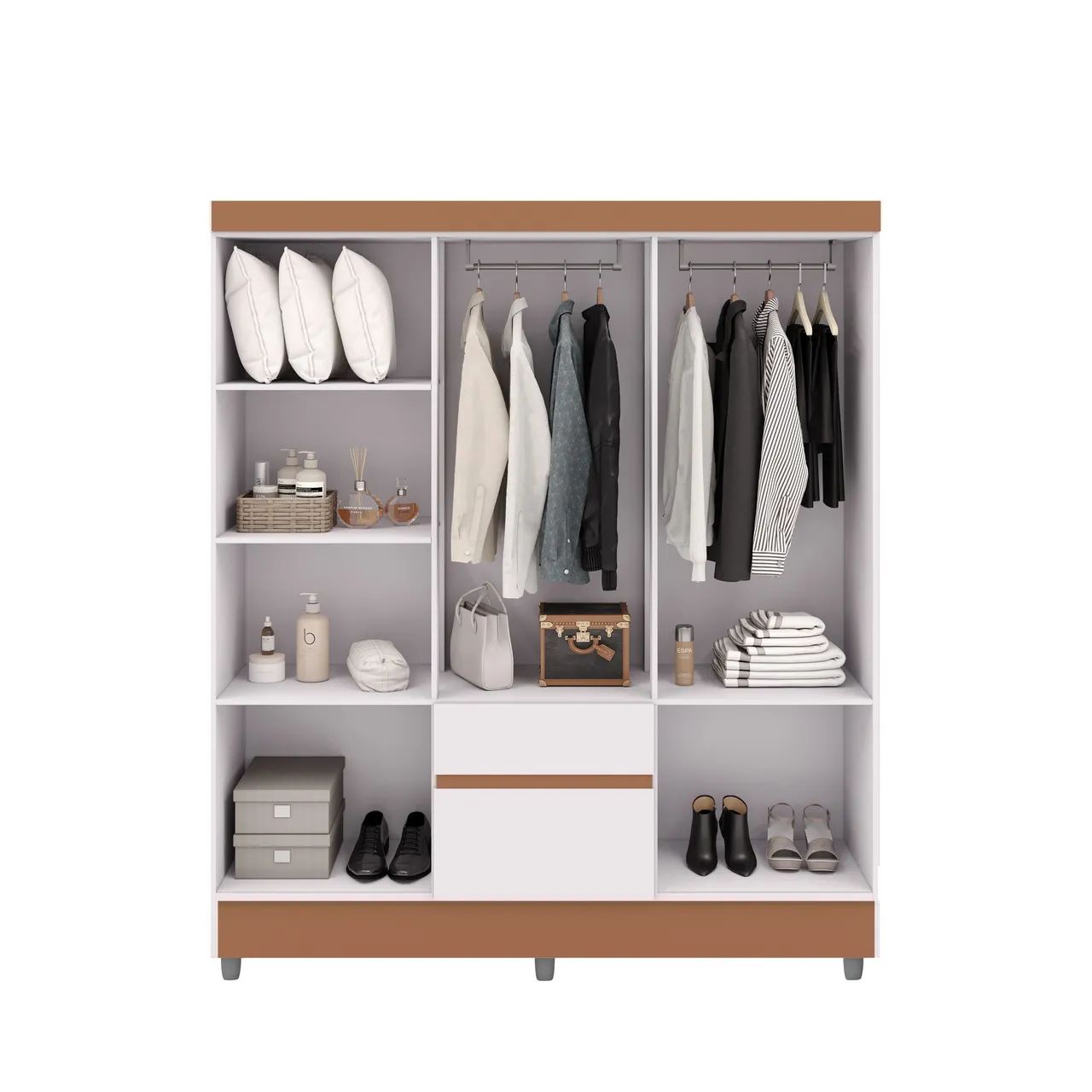 Guarda-Roupa casal Ideal Plus 6 portas - Foto 2