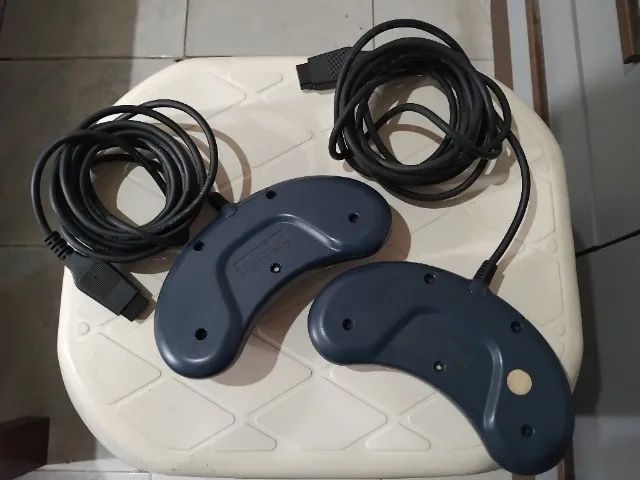2 Controles Master System Originais com 6 Botões Guarujá - Foto 2
