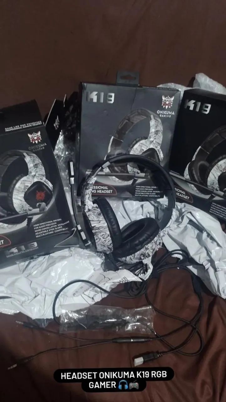 Headset K19 RGB onikuma 