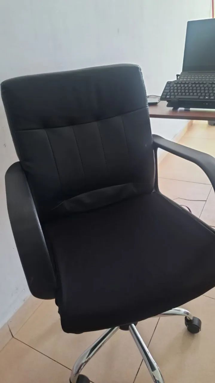 Robust Executive Chair + Chrome Base (Opportunity!)