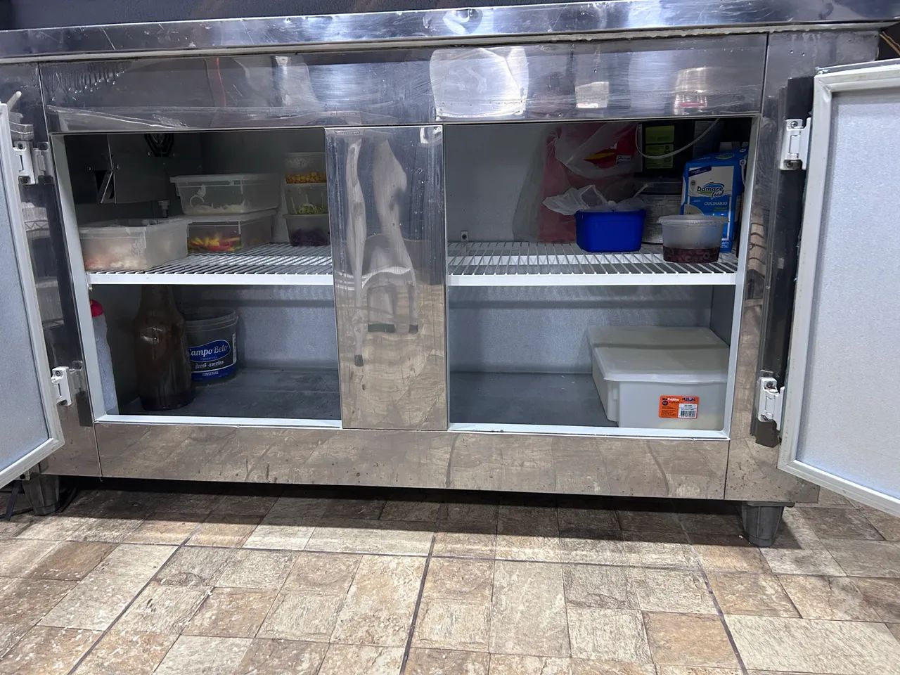  BALCAO FRILUX DE SERVICO CONDIMENTADOR 1.90 220V  - Foto 5
