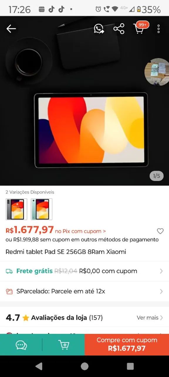 Tablet redmi pad se - Foto 3