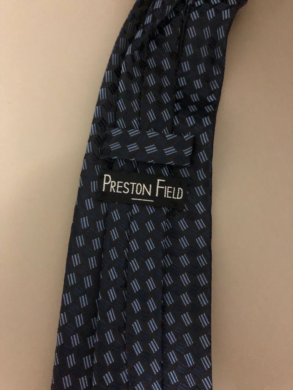 Gravata azul Preston Field