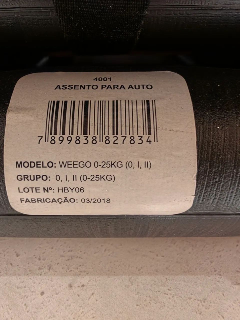 Cadeirinha Auto Weego Size 4 até 25kg - Foto 5