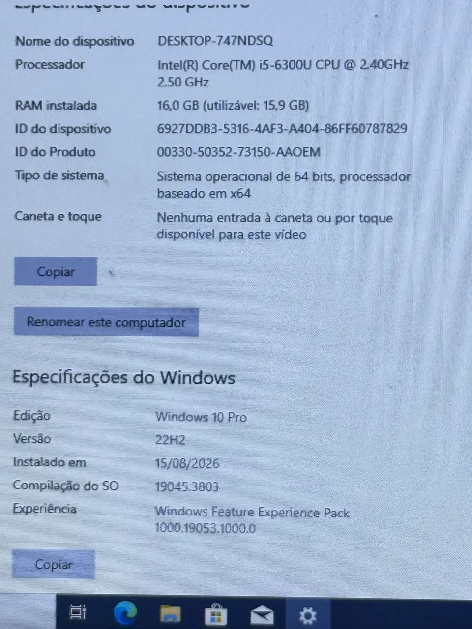 Dell Latitude 5470 i5-6300 16RAM 222SSD - Foto 5