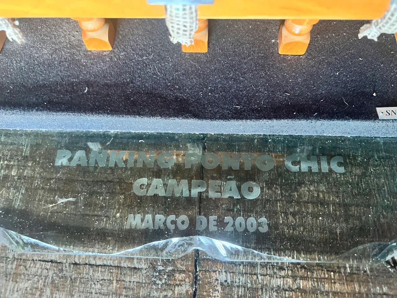Troféu campeão ponto Chic 2003 - Foto 4