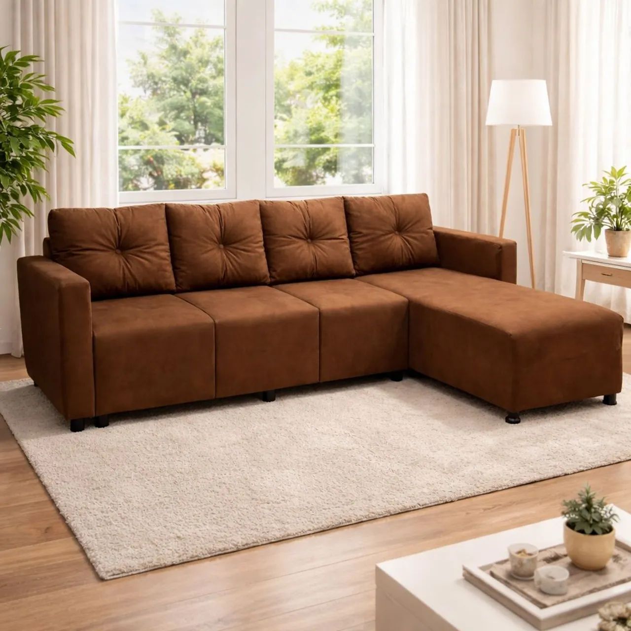 SOFÁ com Chaise CAMA, Resistente!!! - Foto 5