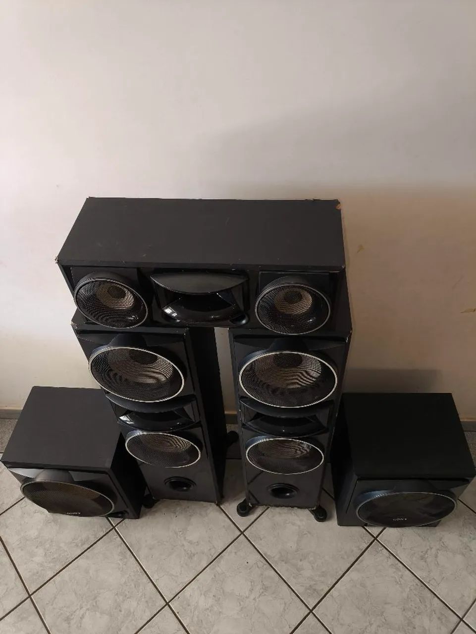 Kit Caixas de som Sony do Receiver Muteki HT - DDW7500 - Foto 5