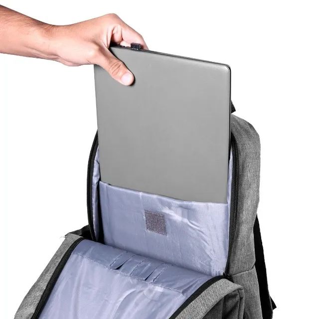 Mochila para Notebook Vinik Slim, Cinza, 15.6" - WZetta - Foto 4