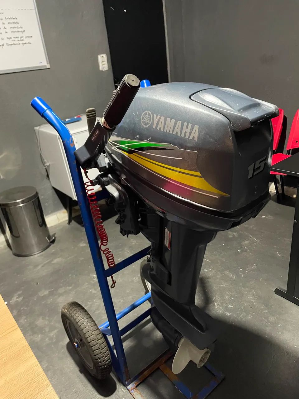 MOTOR DE POPA 15 HP YAMAHA ZERADO  - Foto 5