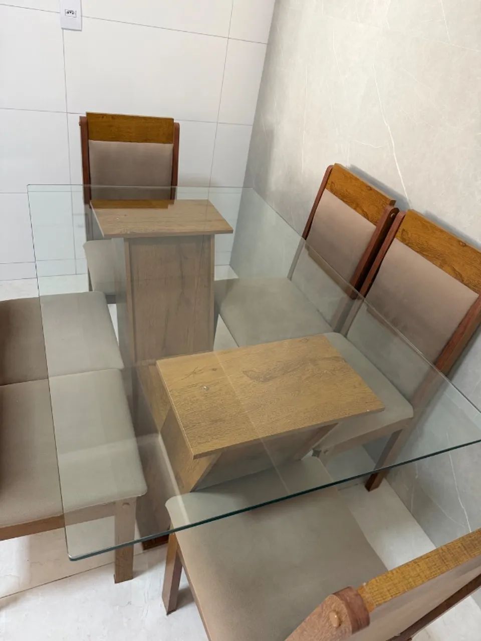 Mesa de jantar retangular  - Foto 3