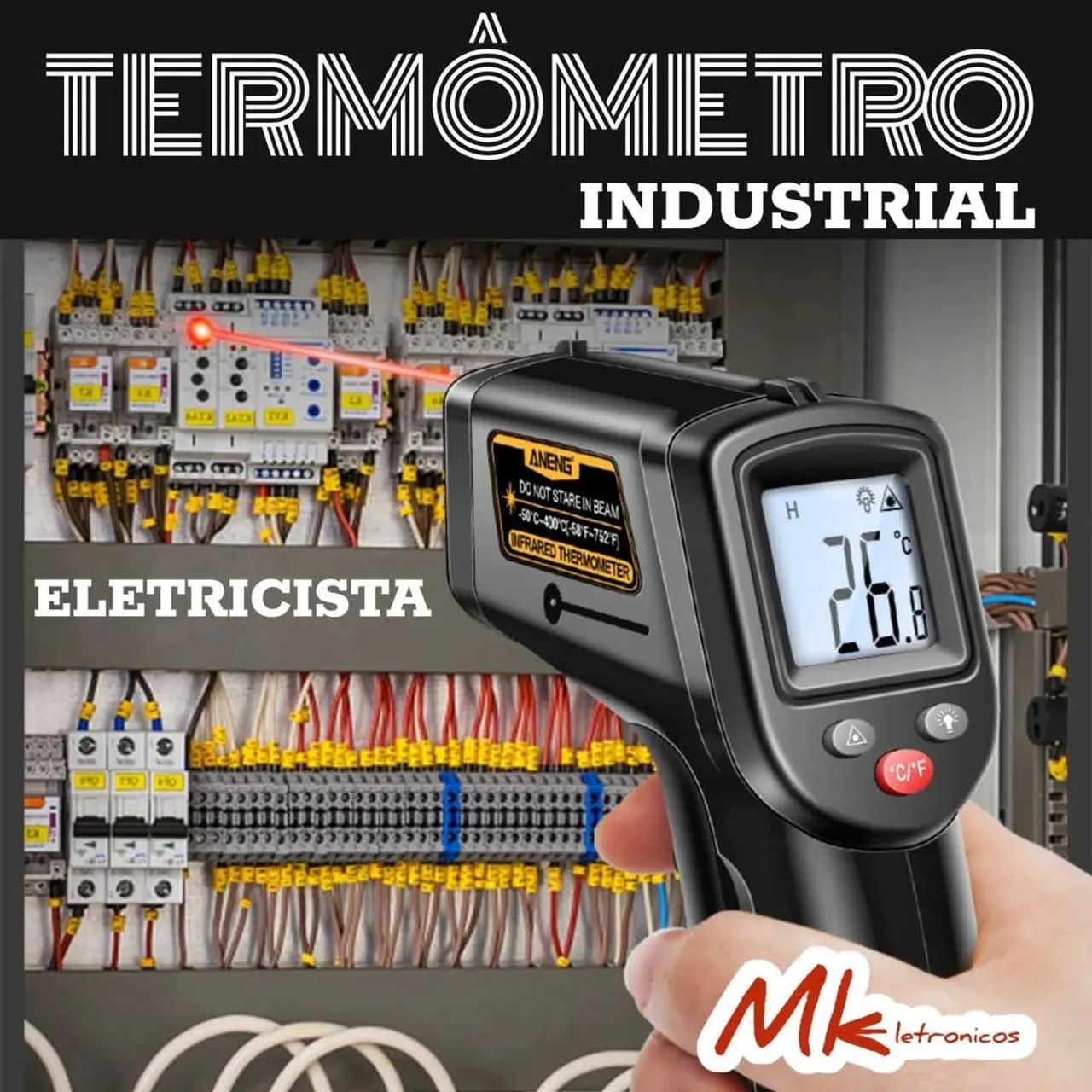 Termômetro Infravermelho Industrial  - Foto 3