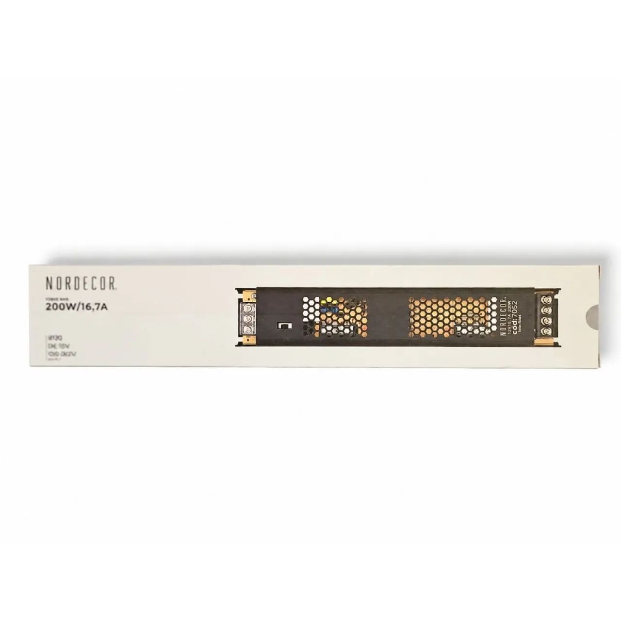 Fonte 12v Slim Chaveada 200w/16.7a Bivolt Nordecor - Foto 3