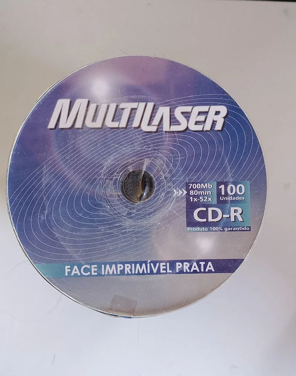 Pacote de CD's Virgem / 100 cds.