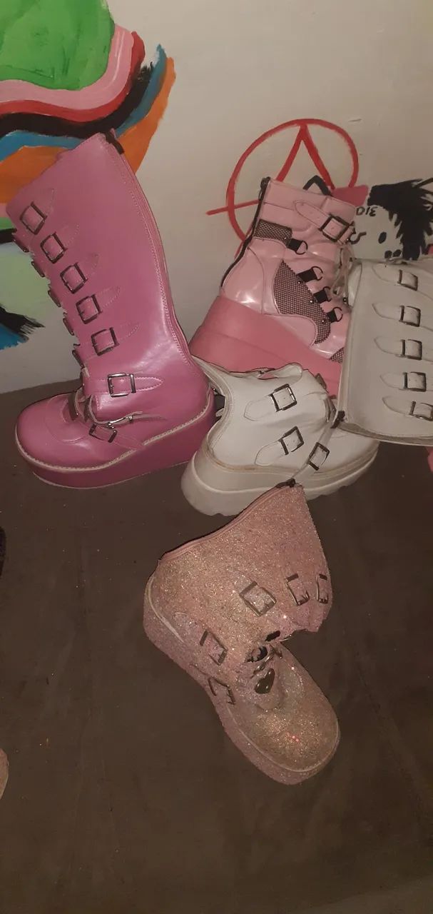 Botas de plataformas 