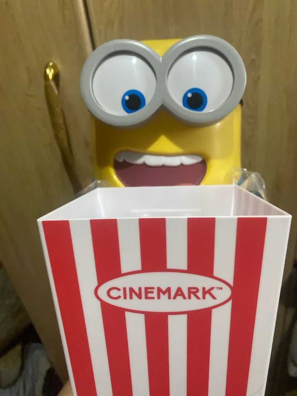 Balde Pipoca Minion Premium Cinemark - Minions e Monstros 