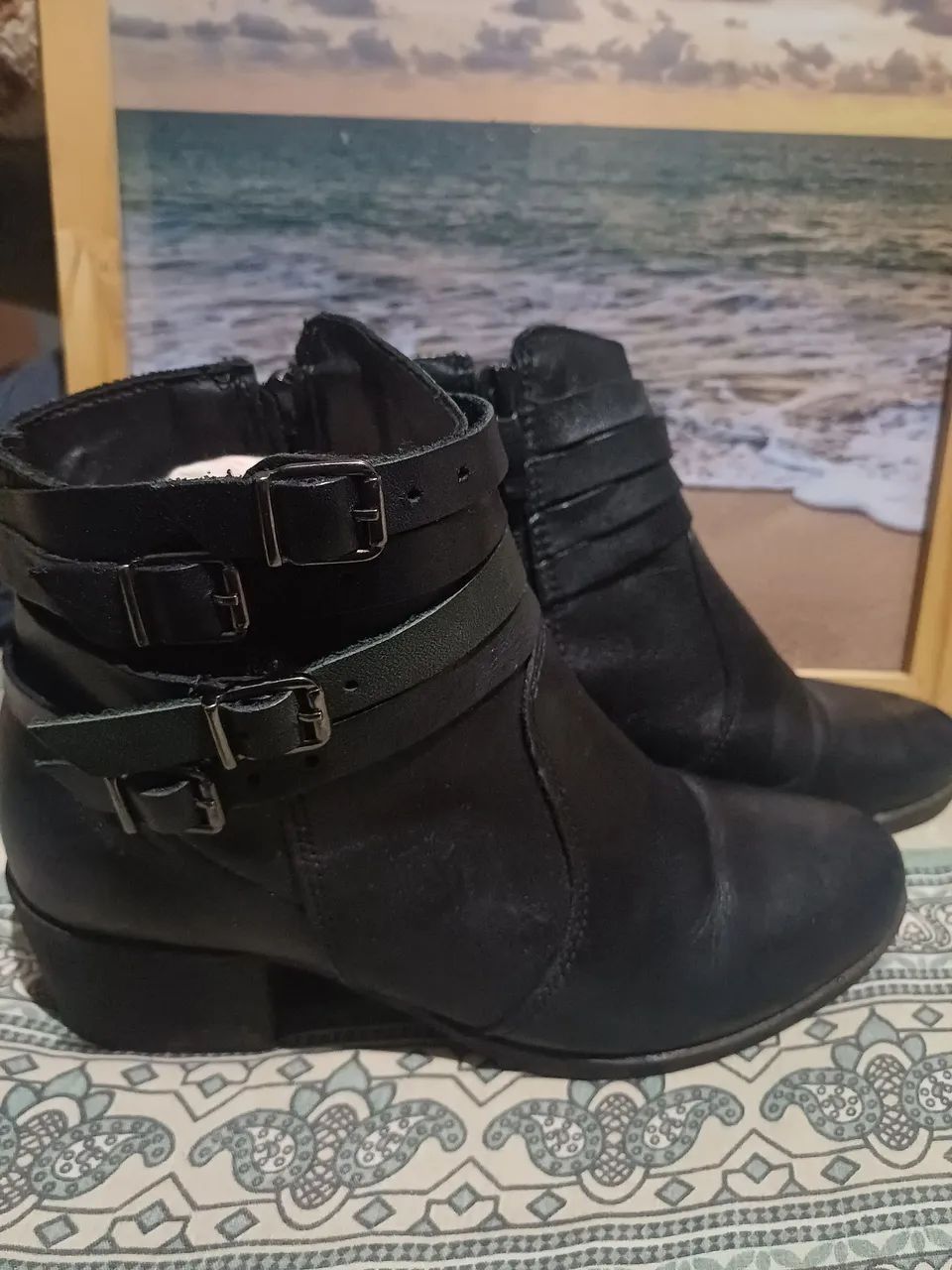 Bota de cano curto (stiletto)