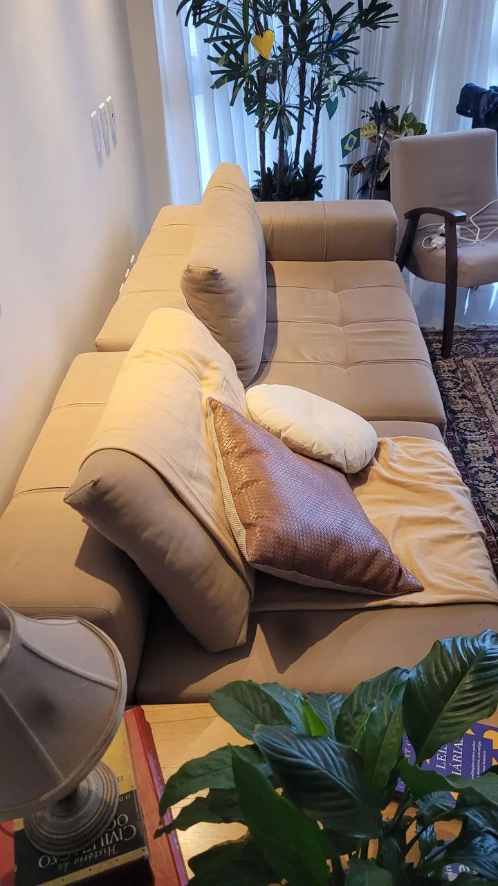 Sofá Modular 2,38 m + Caixa Lateral - Excelente Estado - Foto 3