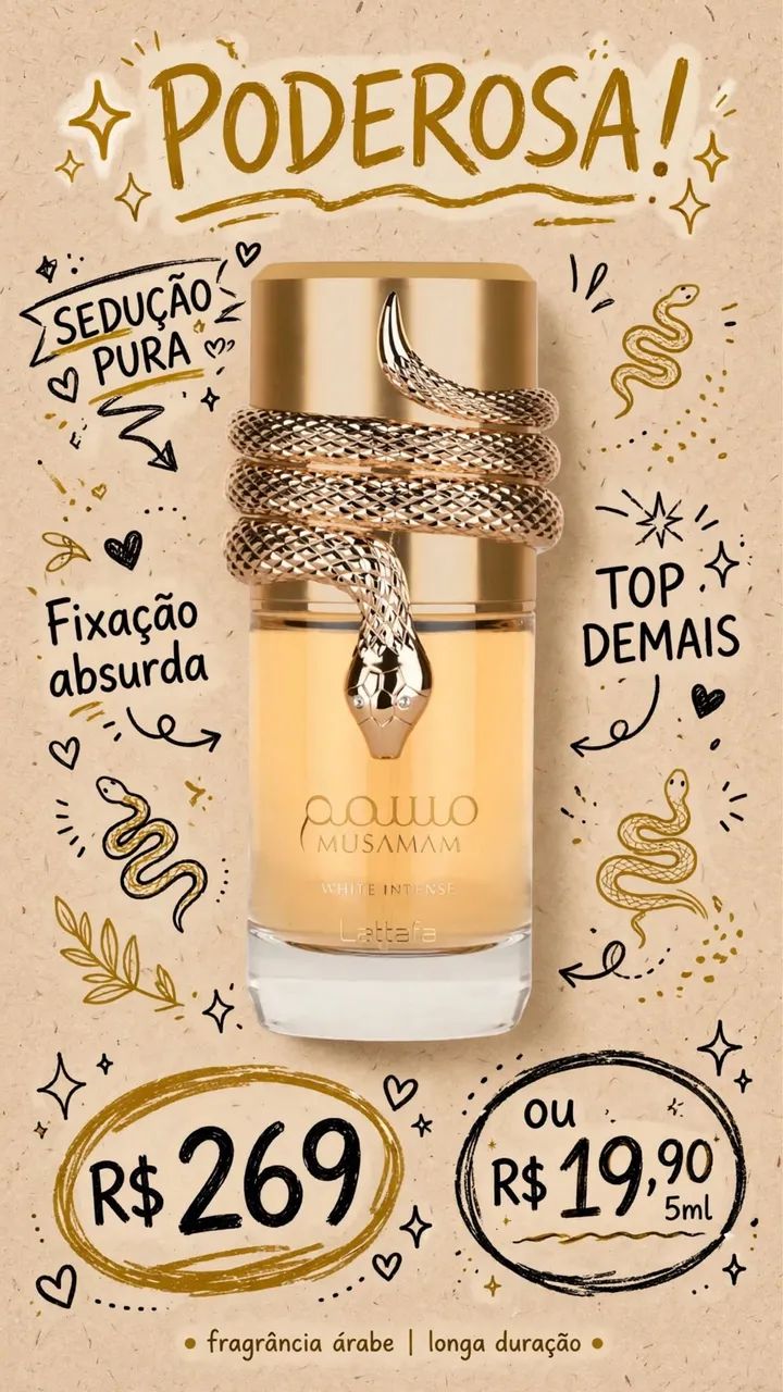 Perfume Musamam White Intense Lattafa - Foto 5