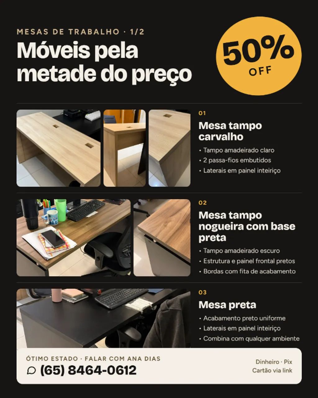 MÓVEIS DE ESCRITÓRIO
