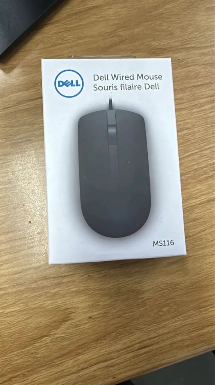 Mouse Dell MS116 - novo lacrado
