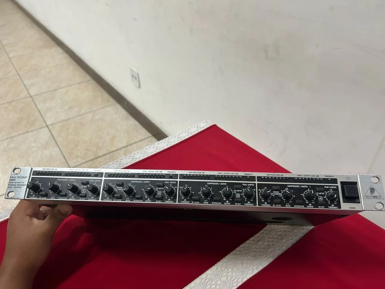 Compressor/expansor de dinâmica da Behringer