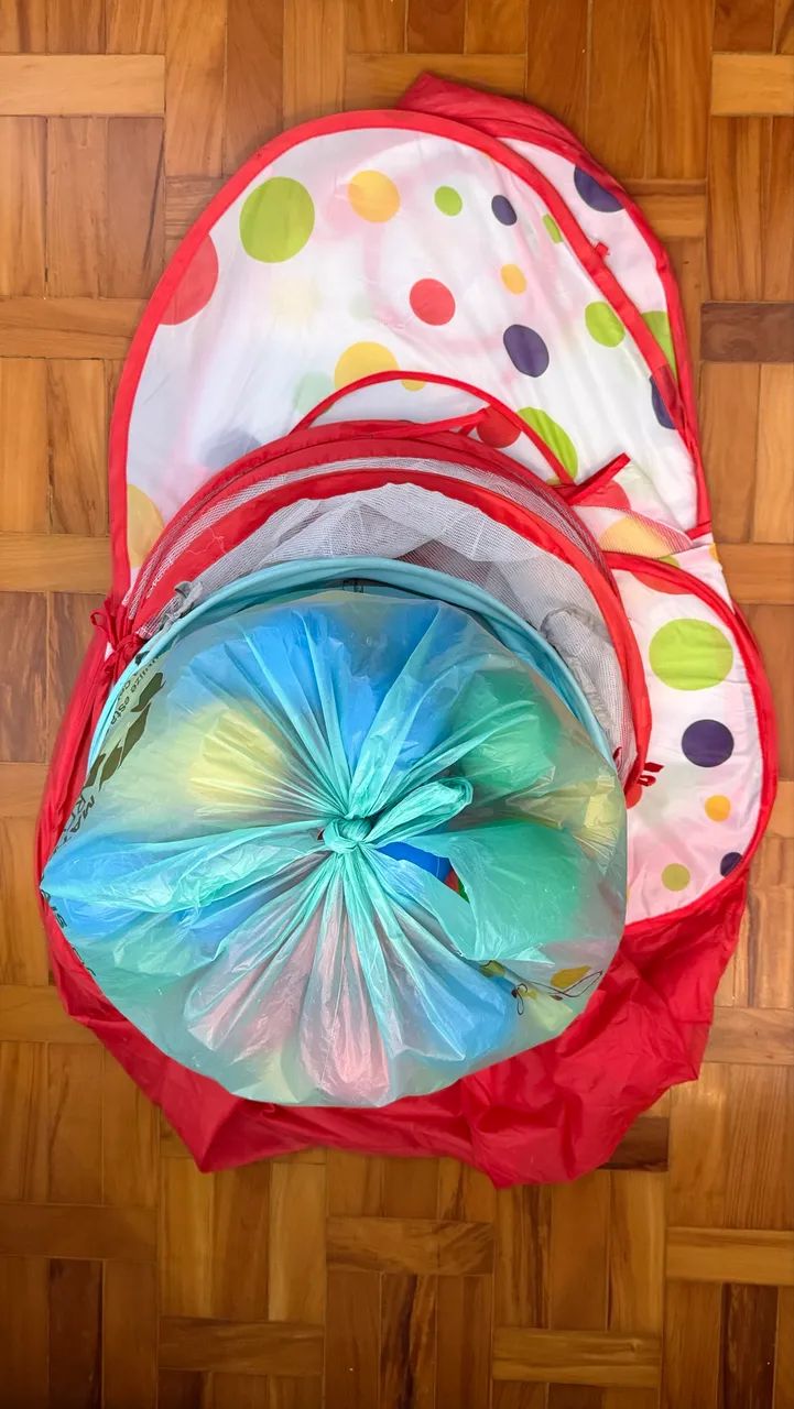 Barraca toca infantil com túnel e piscina de bolinhas  - Foto 2