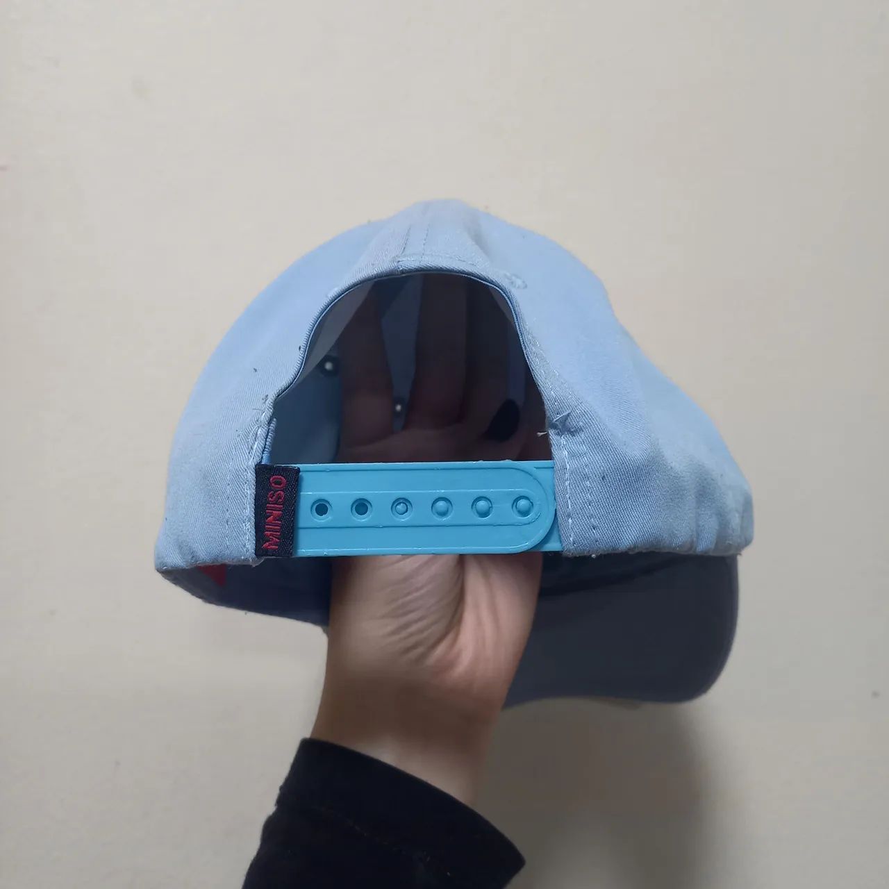 Boné Azul Bebê Miniso Japan - Foto 3