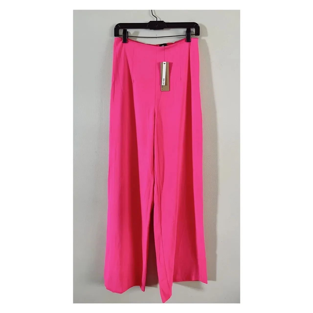 Calça Pantalona Do+be Tamanho M Rosa-choque