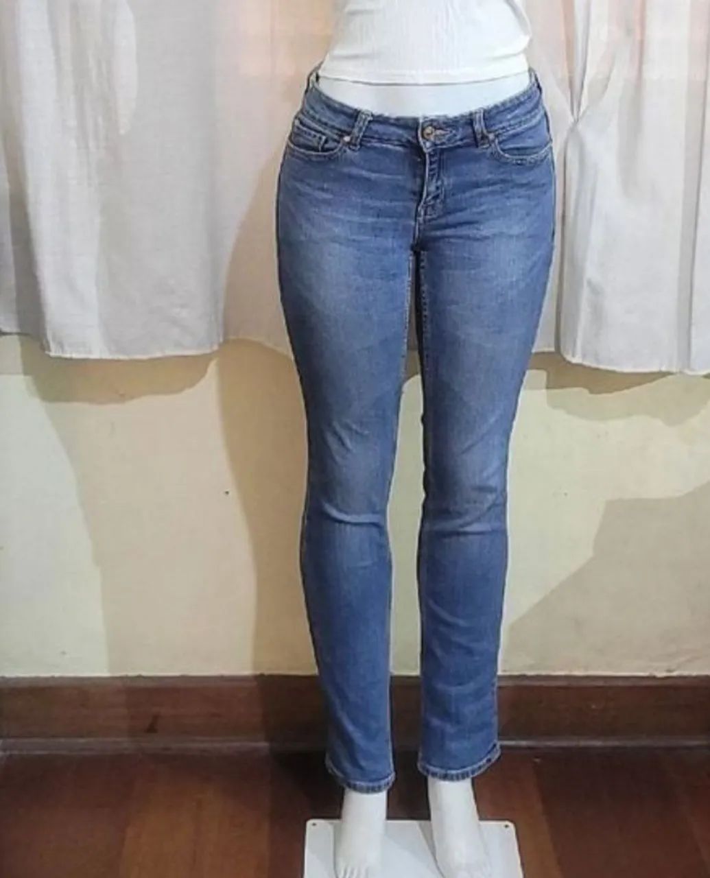 Calça jeans feminina skinny mango tam 36