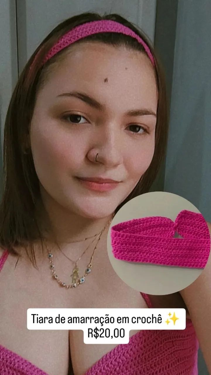 Tiaras em crochê  - Foto 2