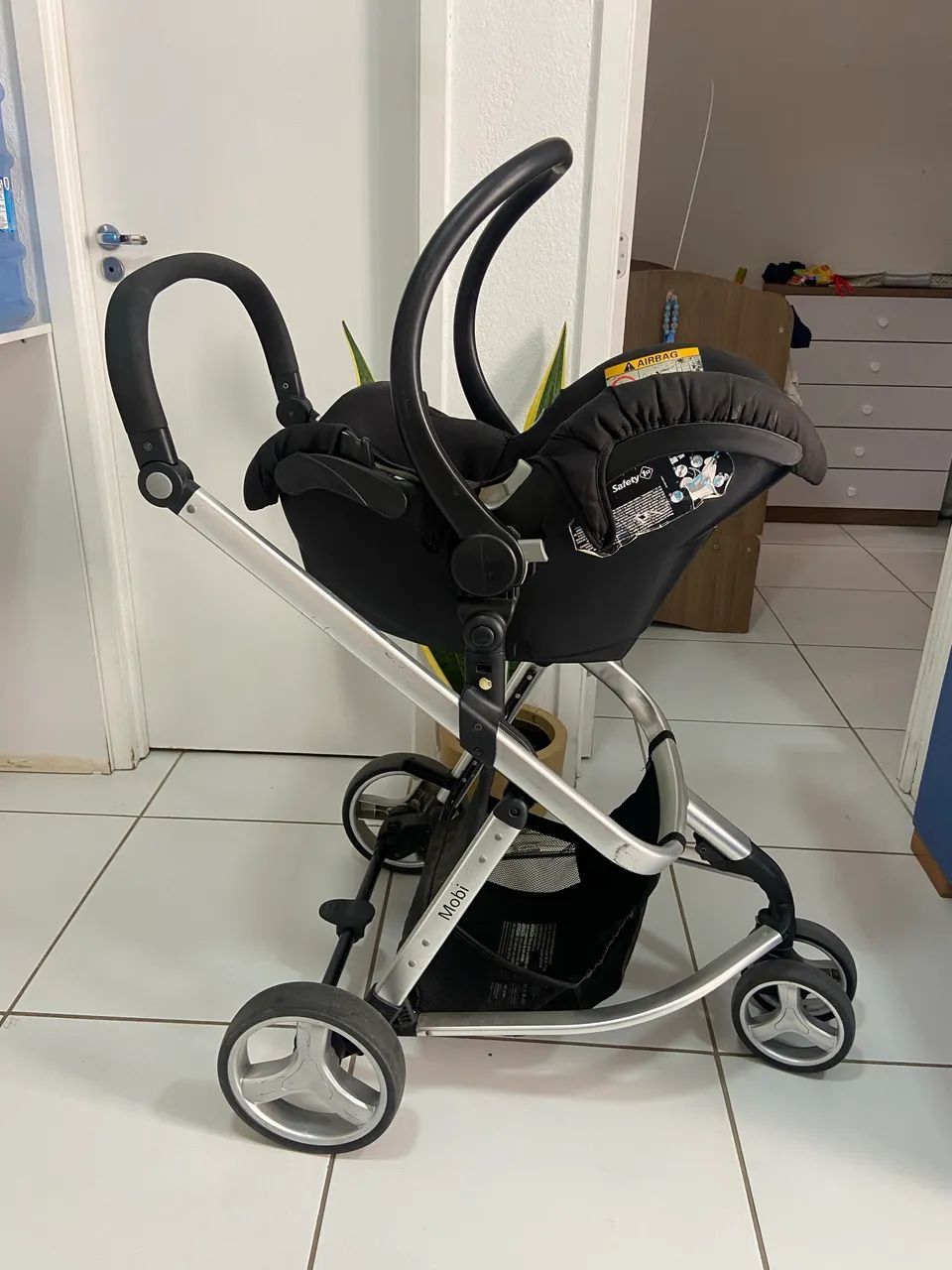 Carrinho de Bebê ebê Safety 1st + Bebê Conforto 2 em 1 - Foto 4