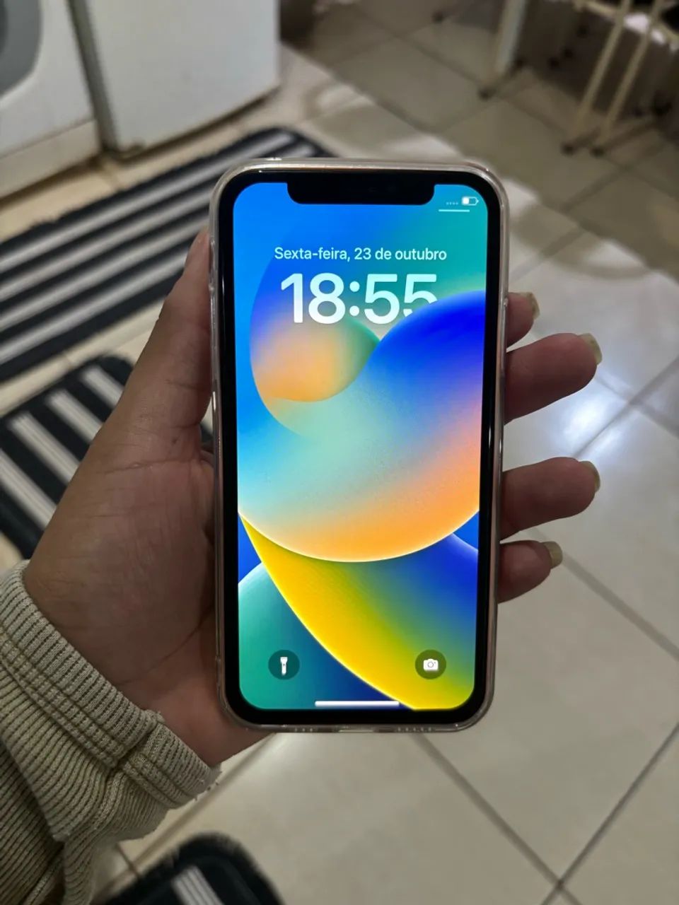 iPhone X 256GB na carcaça do 17 Pro - Foto 3