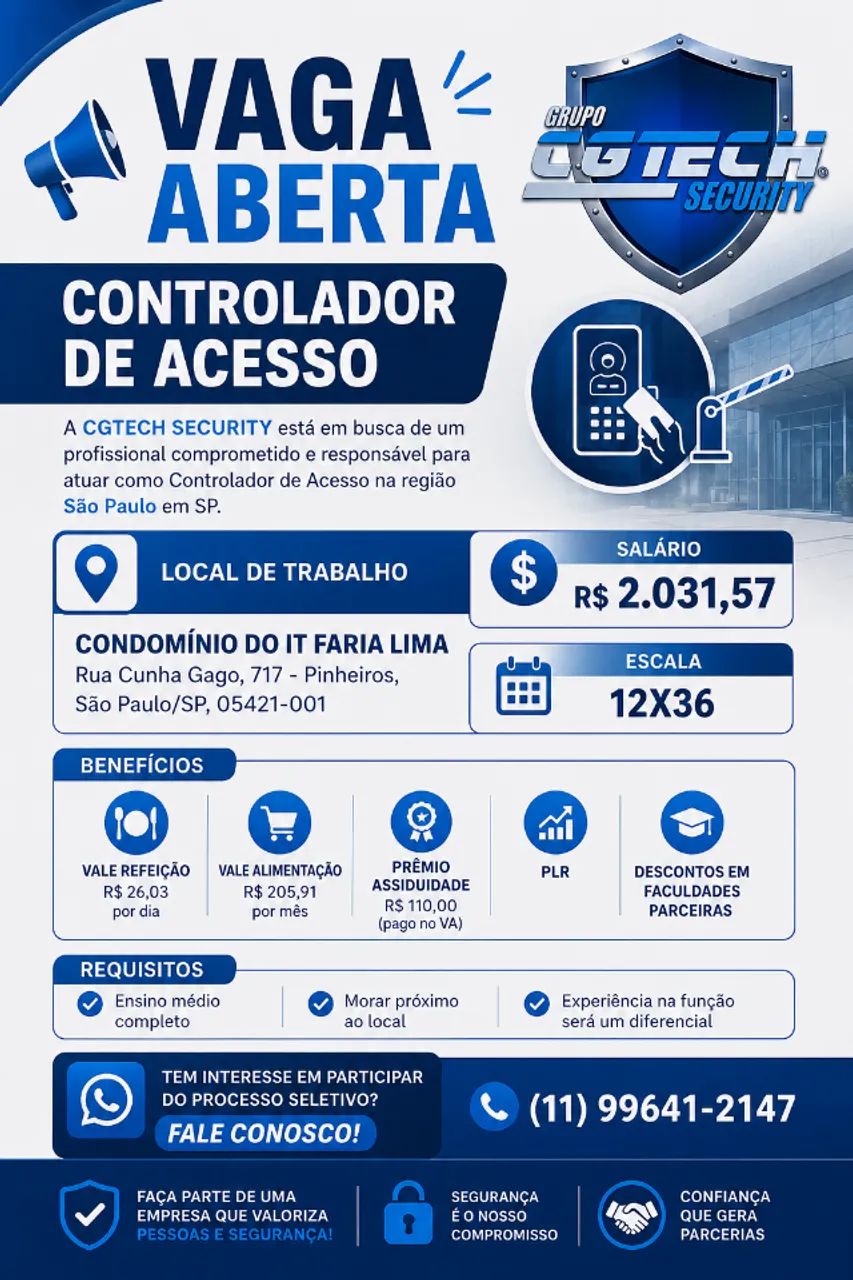 CGTECH - VAGAS EM SP E REGIÃO  - Foto 4