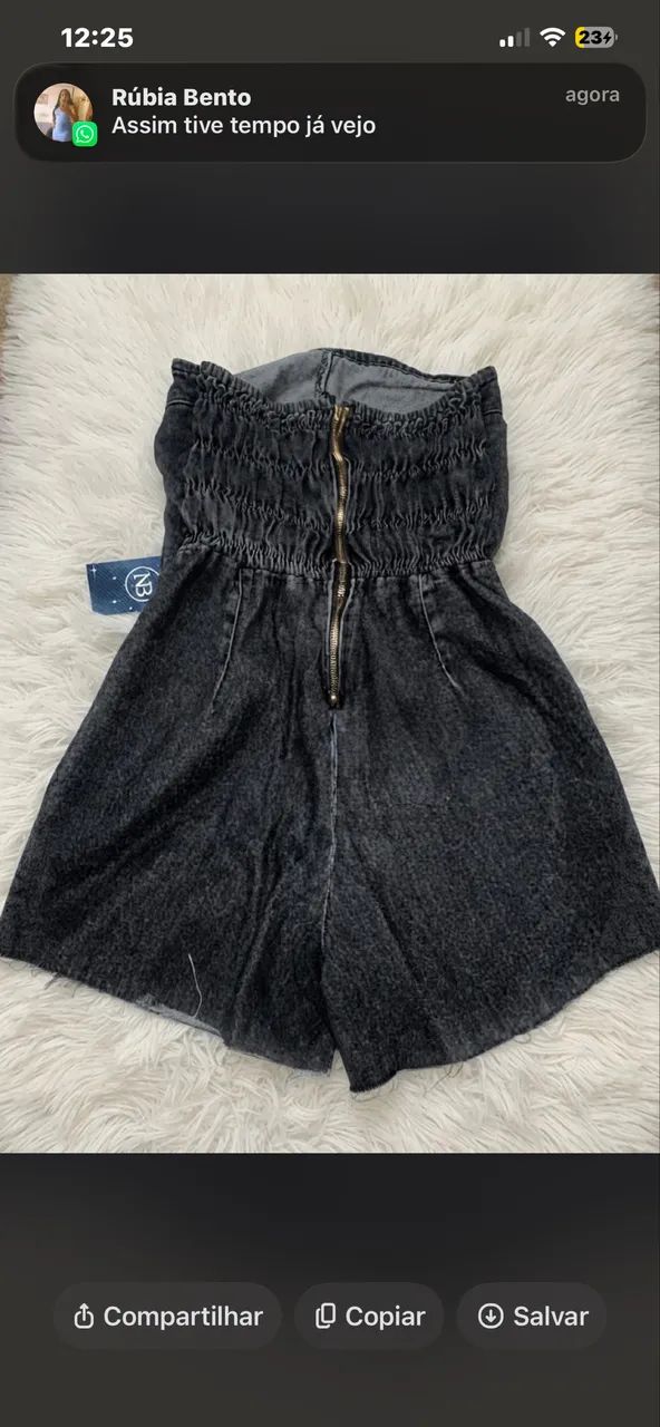Macacao Jeans - Foto 2
