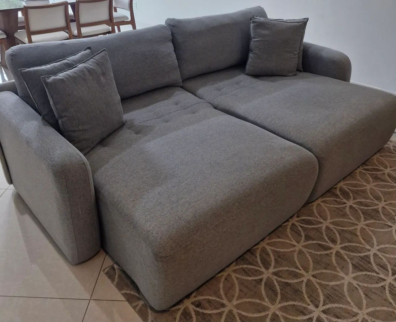 Vendo sofá retrátil e reclinável  - Foto 4