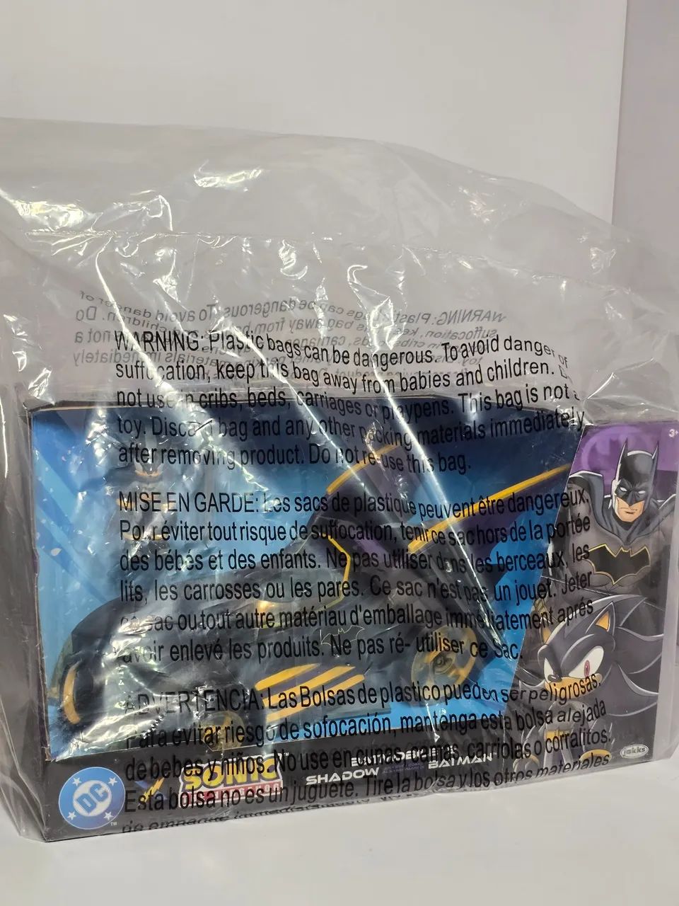 Shadow Batman e Batmovel Jakks Sonic lacrado - Foto 4