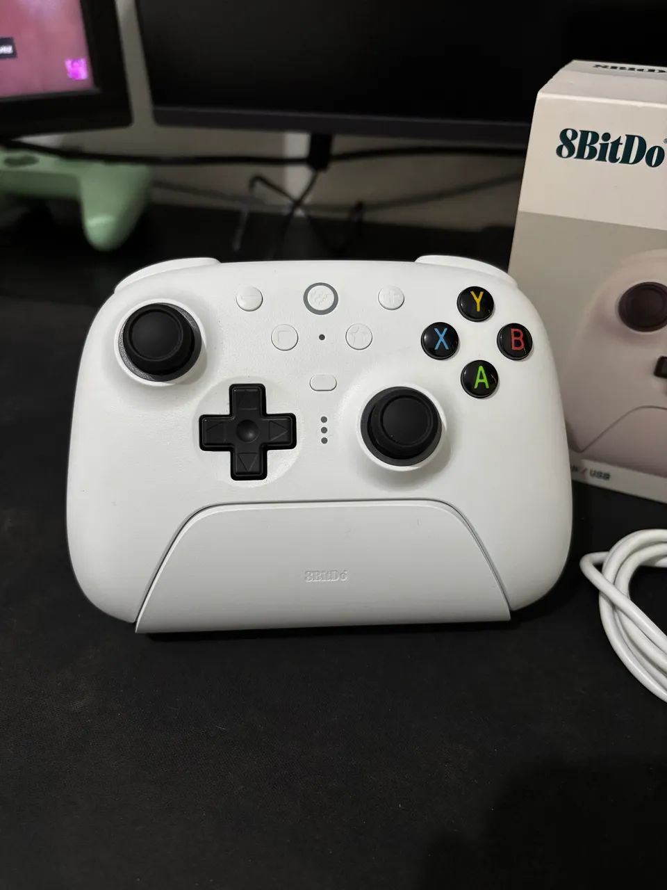 Controle 8BitDo Ultimate 2 - Branco - Foto 2
