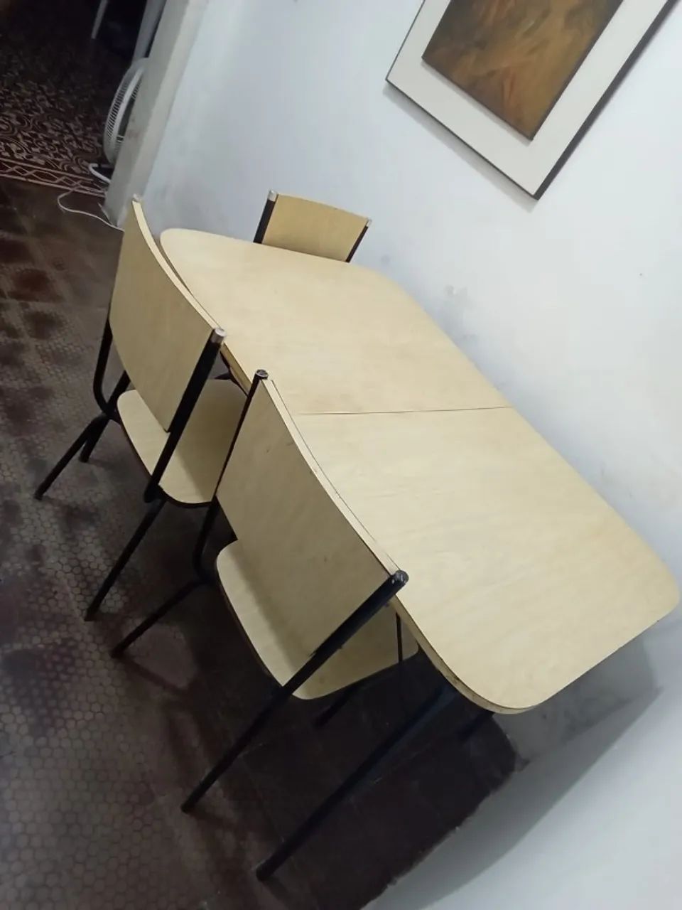 Mesa de jantar retangular 