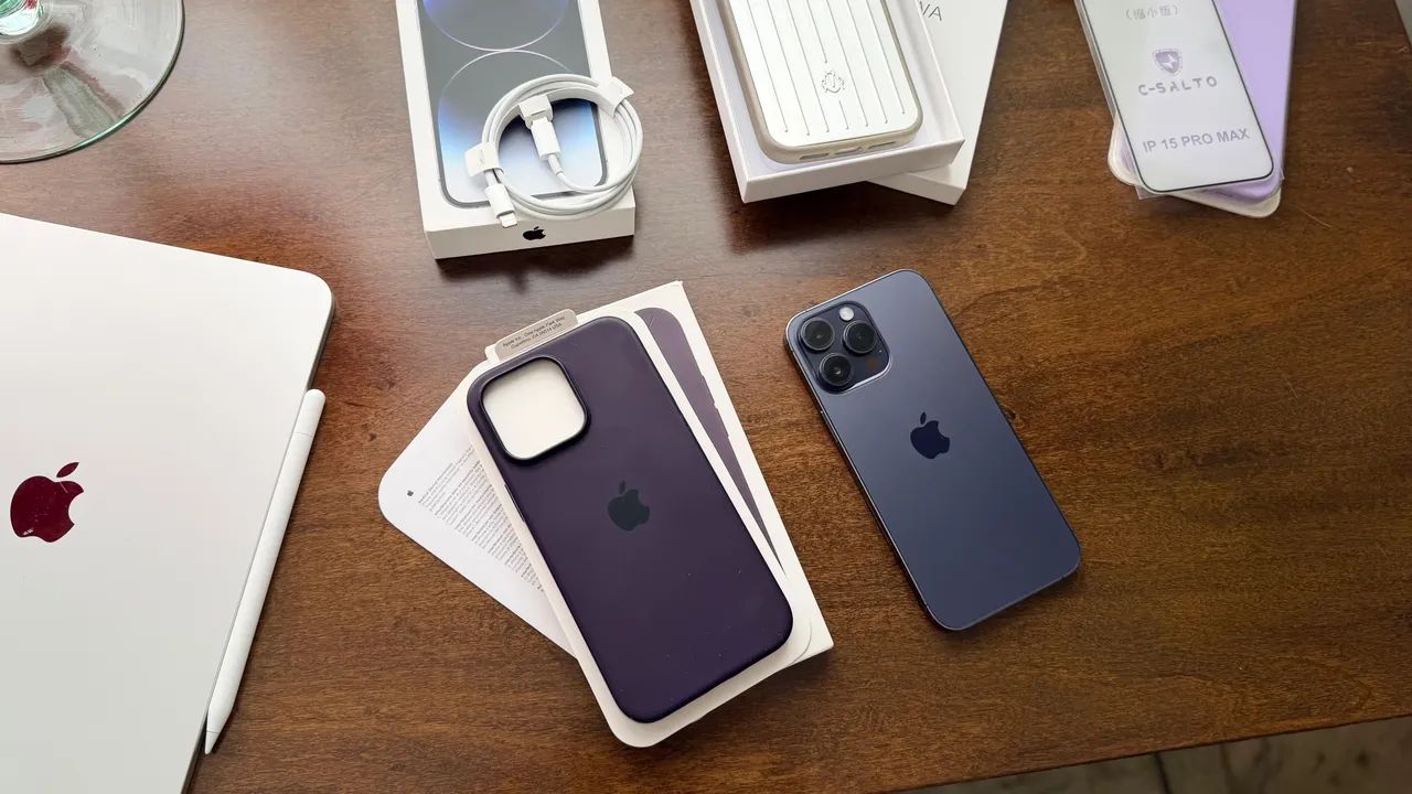 iPhone 14 Pro Max 128gb Deep Purple Completo Com Caixa e