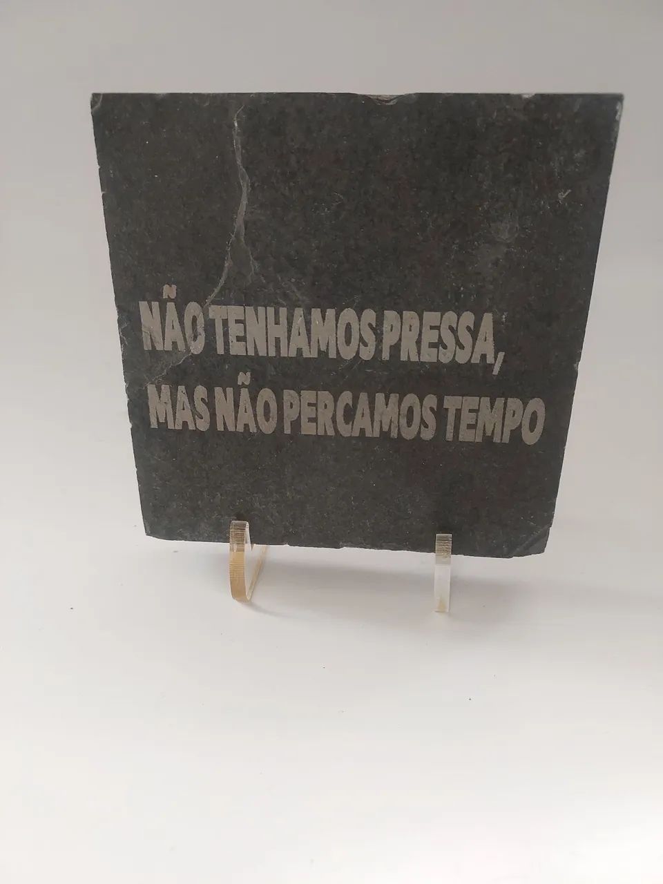 Enfeite em.pedra ardósia 